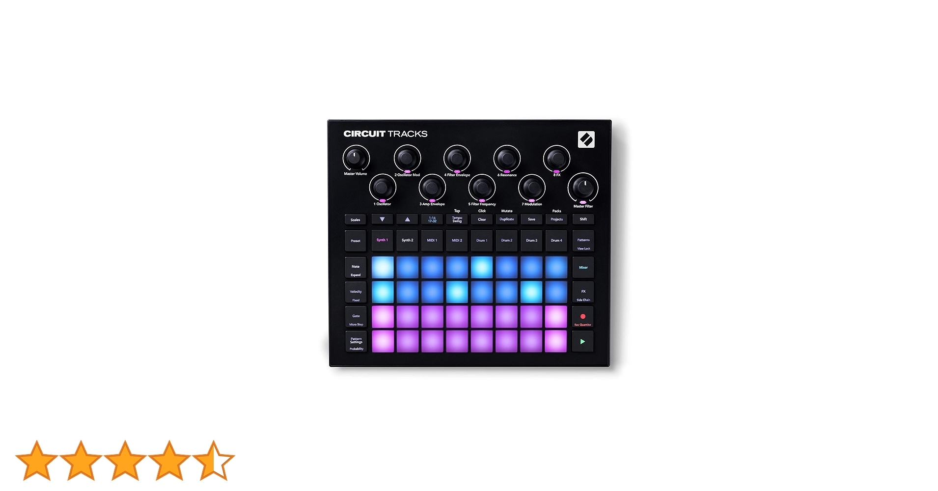 Novation Circuit Tracks: Groovebox Sequencer With Synth Tracks